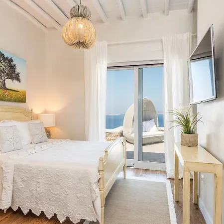Villa With Views To Delos Island *