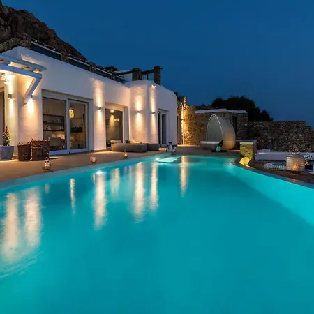 Villa With Views To Delos Island *