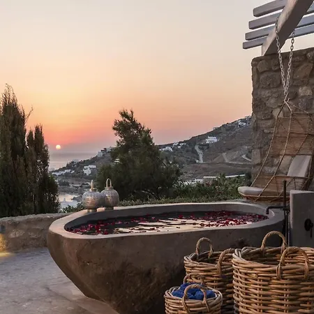 Villa With Views To Delos Island *