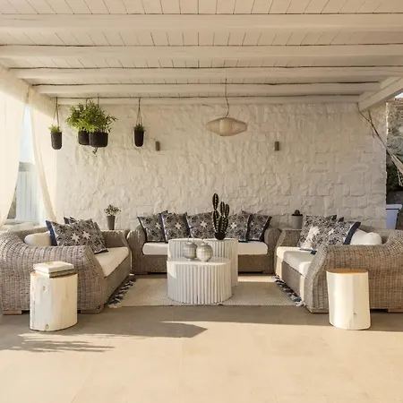 Villa With Views To Delos Island *